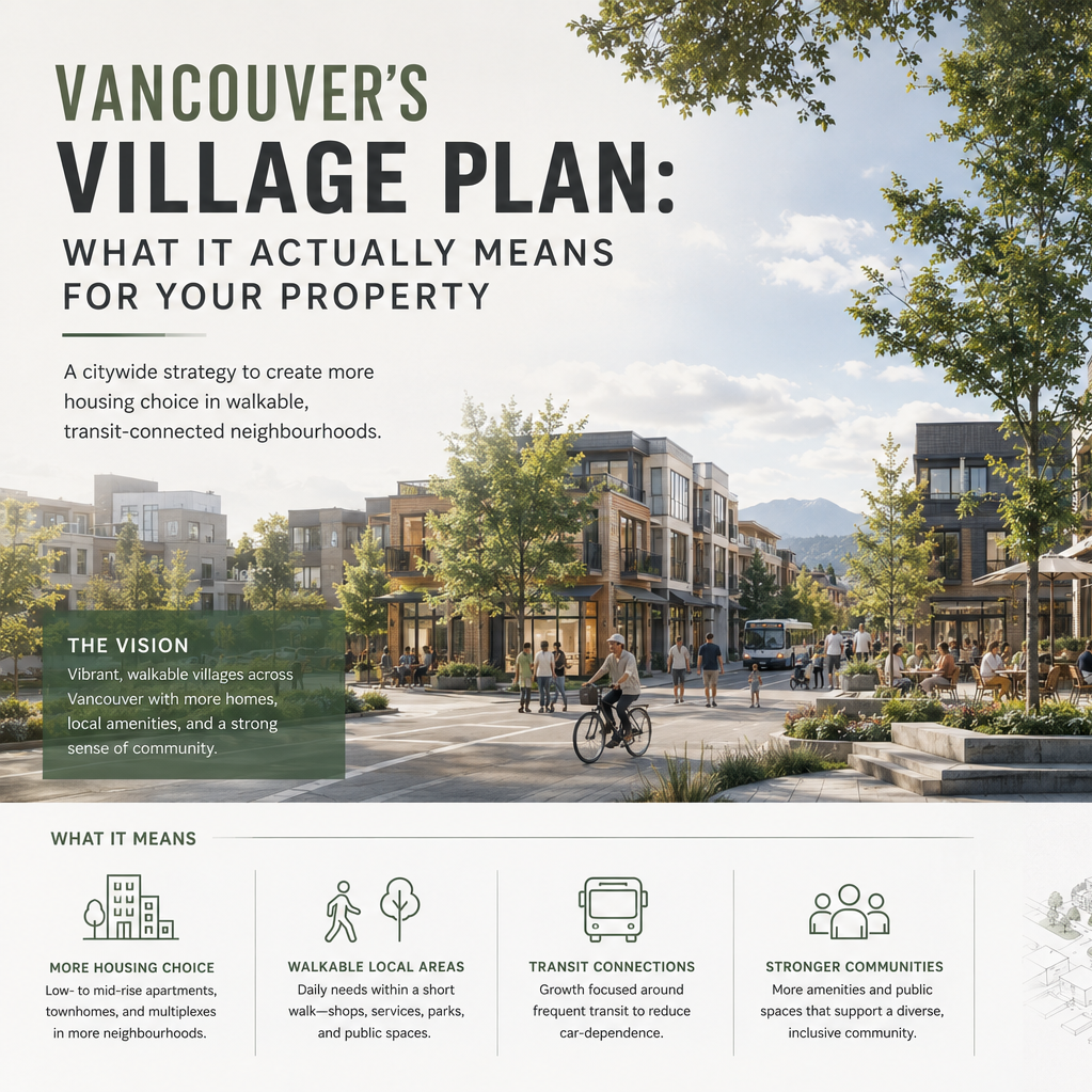 Vancouver's Villages Plan: what it actually means for your property
