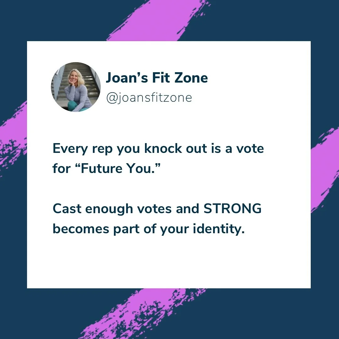 Every rep you knock out is more than just exercise- it&rsquo;s a vote for your Future Self. 

One push-up doesn&rsquo;t make you strong, and one skipped workout doesn&rsquo;t make you weak. But stack enough reps over weeks, months, and years, and the