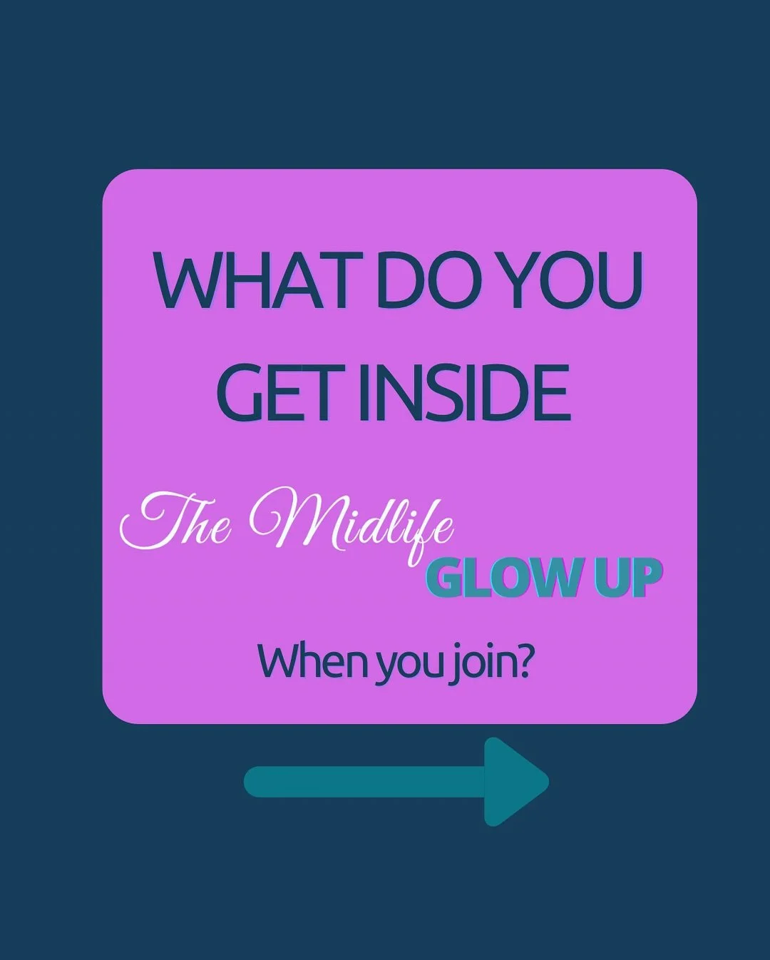 I&rsquo;m excited to give you a glimpse inside The Midlife Glow Up: What You Get + Why It Matters&hellip;

You&rsquo;ve spent years focusing on everyone else - family, work, obligations, and somewhere along the way, you slipped to the bottom of the l