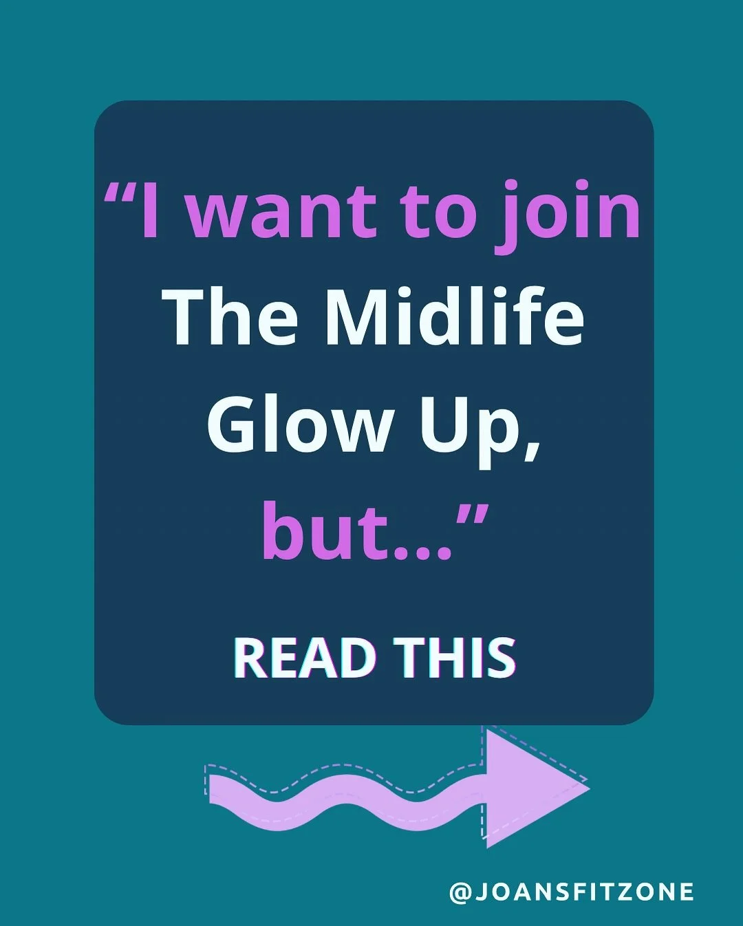 You&rsquo;ve been thinking about joining The Midlife Glow Up, but something&rsquo;s holding you back&hellip;

Maybe you&rsquo;re telling yourself:

 ⏰ &ldquo;I don&rsquo;t have time.&rdquo;
 💰 &ldquo;It&rsquo;s a lot to invest right now.&rdquo;
 😬 