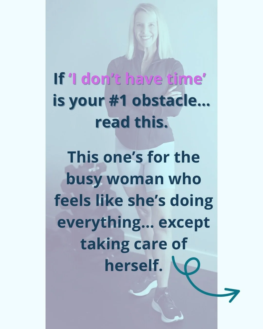 If you&rsquo;re a busy woman who feels like you&rsquo;re doing everything for everyone else&hellip;
but somehow not taking care of yourself - I see you.

You tell me all the time:
&ldquo;I start strong and then fall off.&rdquo;
&ldquo;My schedule is 
