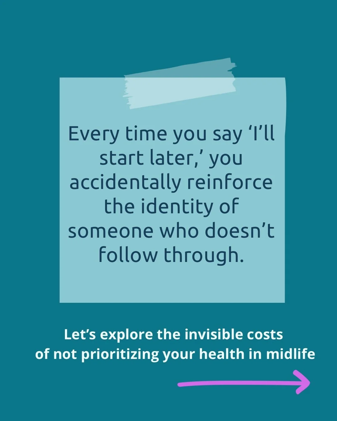 We talk a lot about the benefits of healthy habits in midlife&hellip;
But today I want to share what it quietly costs you when you don&rsquo;t have them.

Not in a dramatic way.
Not in a &ldquo;you&rsquo;re doing it wrong&rdquo; way.
But in the small
