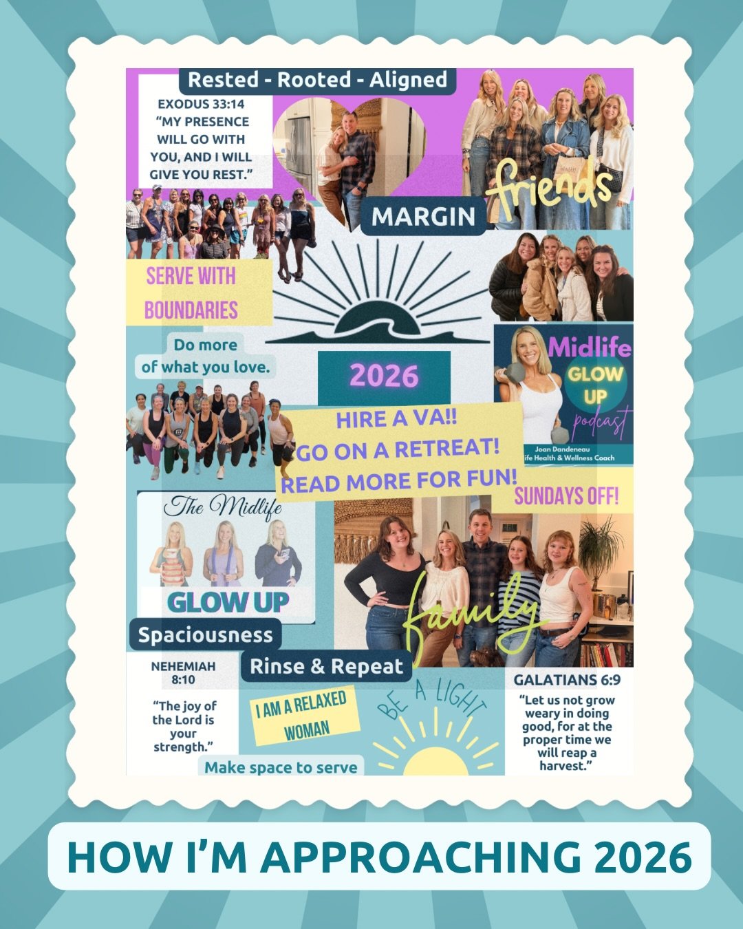 For the past few years, I&rsquo;ve started the year by choosing a word and creating a vision board - and each year, it&rsquo;s helped me stay grounded in what matters most.

My word for 2026 is Margin. 
More space.&nbsp;
More intention.
Less rushing 