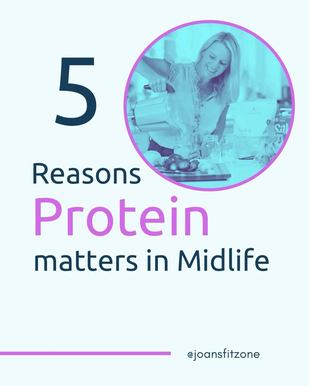 If you&rsquo;re a woman over 40, protein isn&rsquo;t a nice-to-have. It&rsquo;s essential.

Your body is naturally losing muscle mass every year. Your metabolism is slowing. Your bones are becoming more fragile. 

This is why prioritizing protein NOW