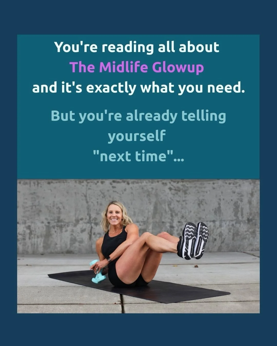 We&rsquo;re officially underway inside The Midlife Glow Up - and I&rsquo;m so excited about this group! 

Women spanning the entire country, across multiple time zones...

All united by one decision: to finally put themselves back on their own priori