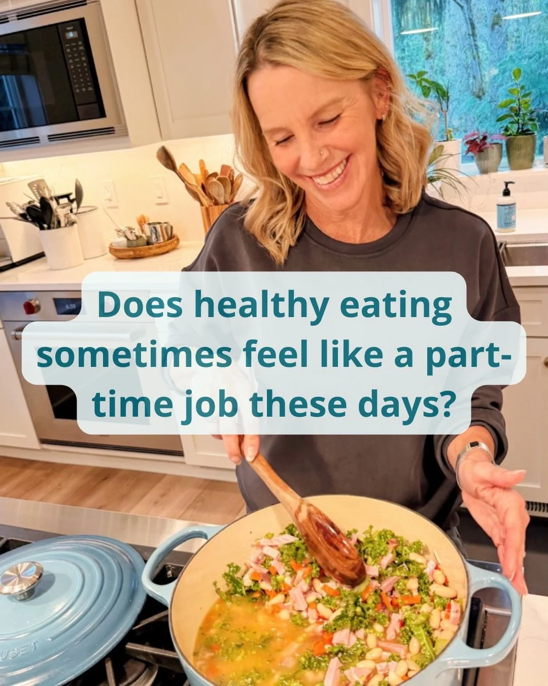 If healthy eating feels like a part-time job right now&hellip; you are not alone.

Between work, kids, travel, hormones, aging parents, social commitments&hellip; and simply trying to keep your own head above water&hellip; nutrition often becomes one