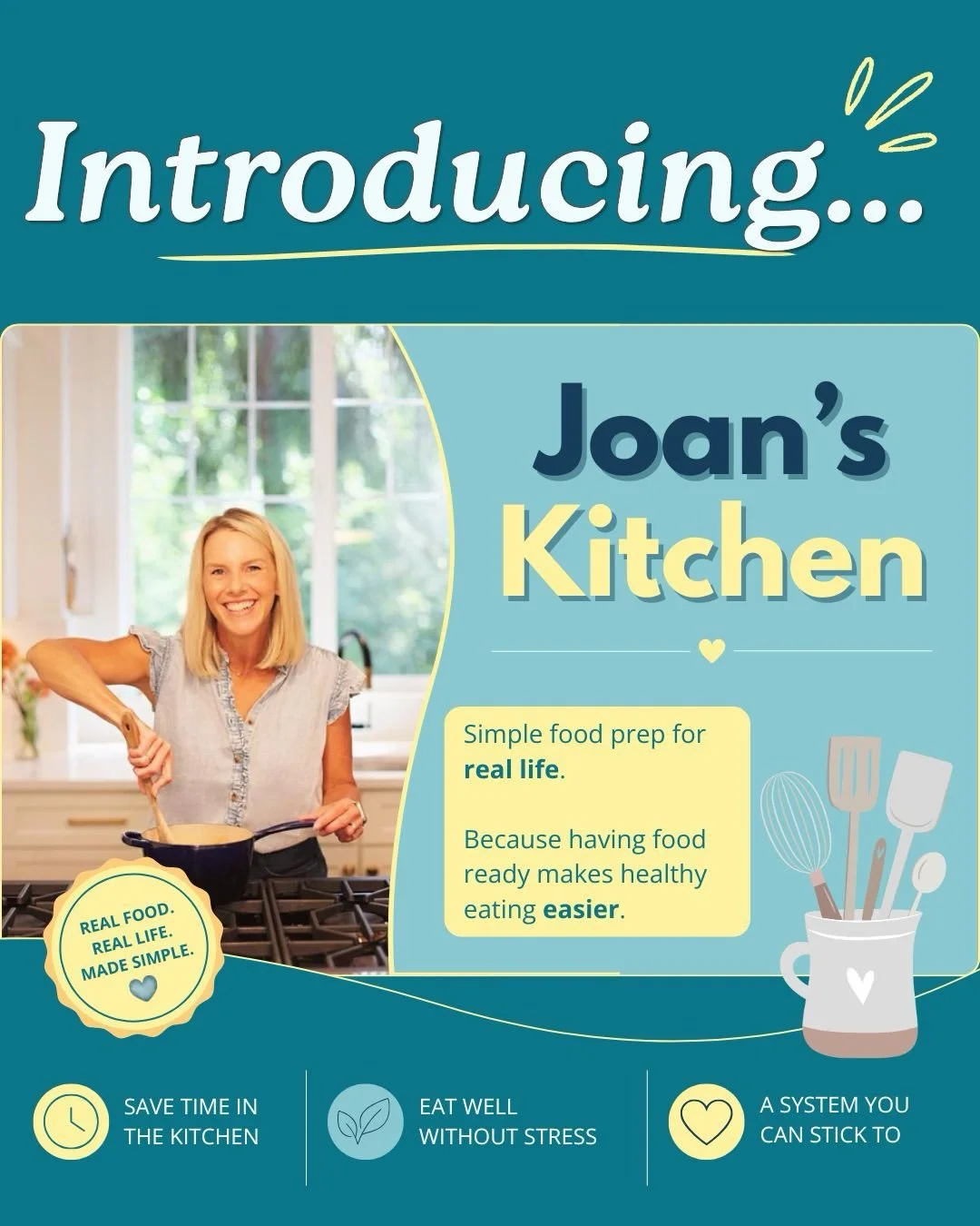Even though I swore I would not create anything new in my business this year, I just couldn&rsquo;t help myself&hellip; because I know you needed THIS!

After years of leading in-person food prep demos in my kitchen, I started to notice something. Tw