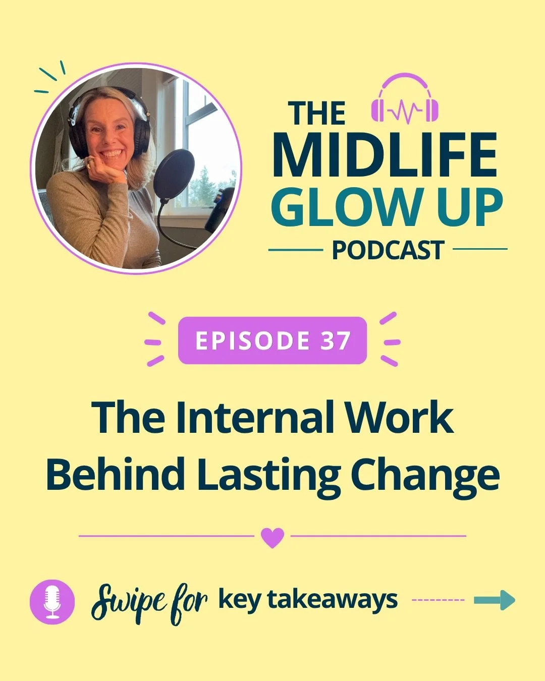 Lasting change doesn&rsquo;t start with a perfect plan.

It starts with the internal work.

In Episode 37 of the Midlife Glow Up Podcast, Joan is talking about all the &ldquo;selves&rdquo; behind the habits that actually stick: self-worth, self-trust
