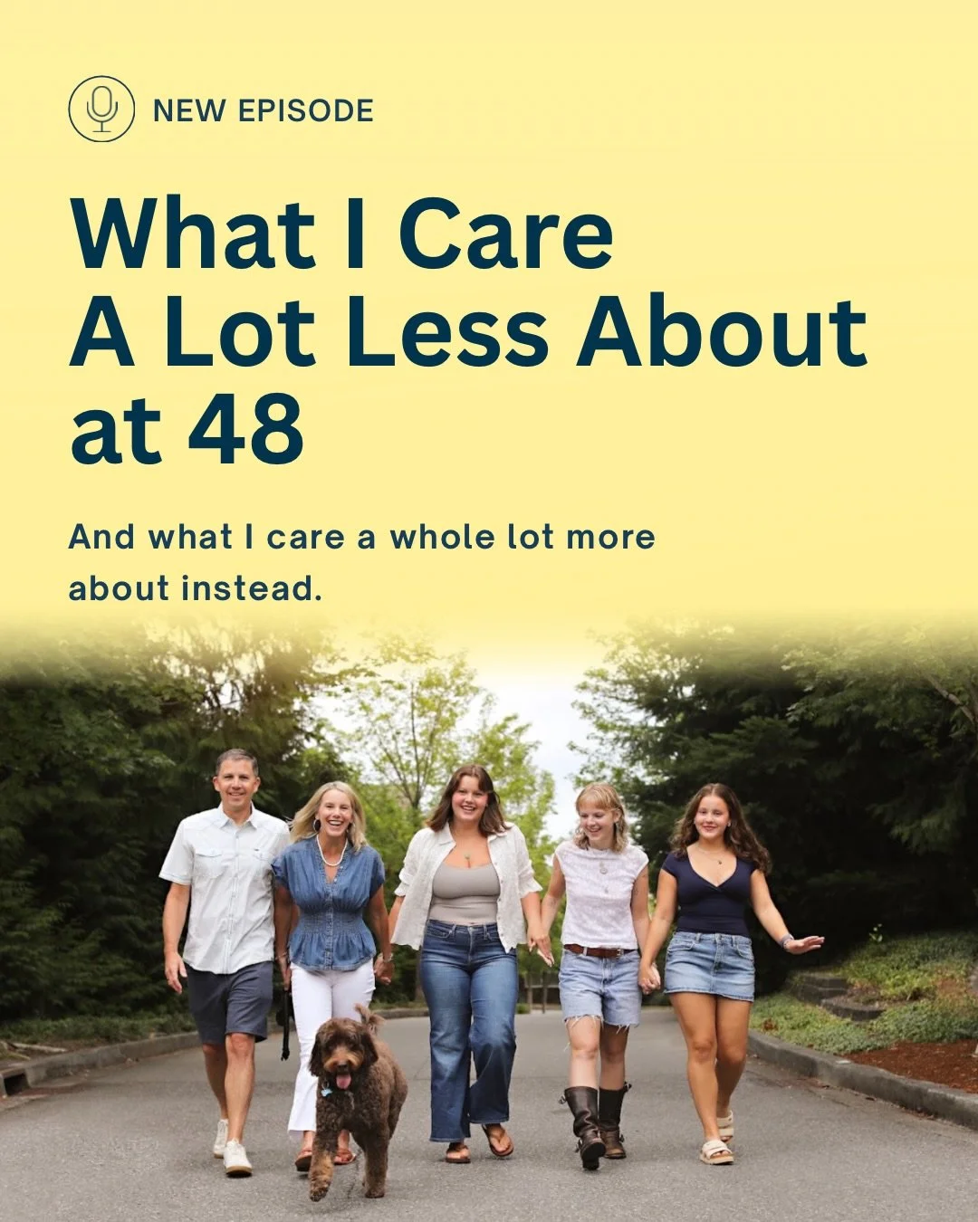 The older I get, the more I realize that caring less isn&rsquo;t about caring less deeply. It&rsquo;s about caring more intentionally.

At 48, there are things I care a whole lot less about:
&rarr; What my body looks like
&rarr; Figuring everything o