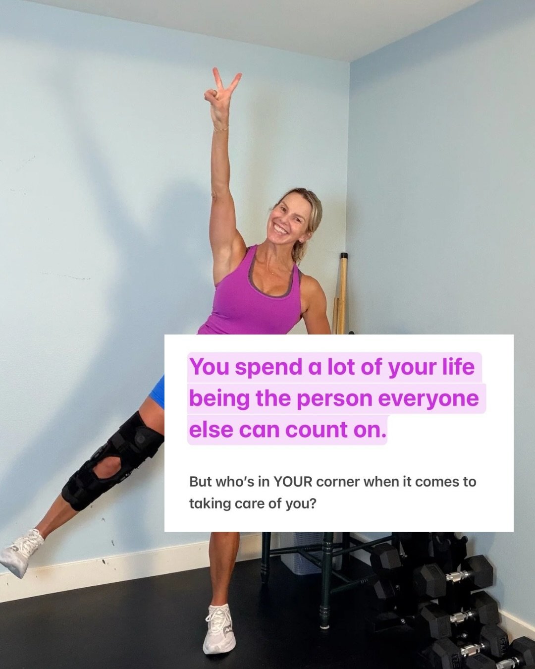 I think this is one of the most overlooked pieces of staying consistent with your health.

You can have a workout plan, know you need more protein, save healthy recipes, buy the groceries, set goals and start the week with the best intentions.

But t