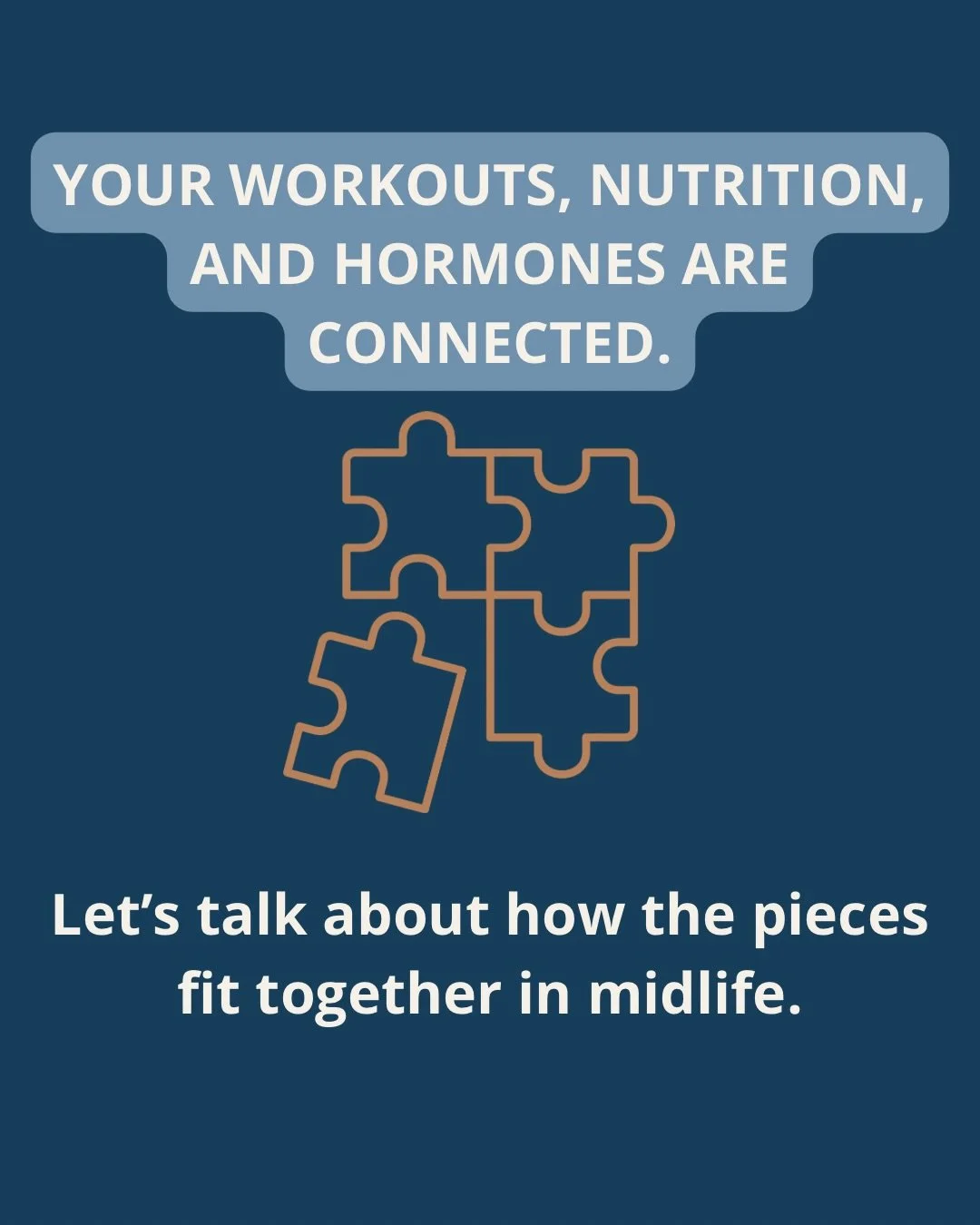 When we talk about fitness and nutrition in midlife, hormones deserve a place in that conversation too.

Changes in sleep, energy, mood, or how your body feels can affect your workouts and the everyday habits you&rsquo;re trying to build. Understandi
