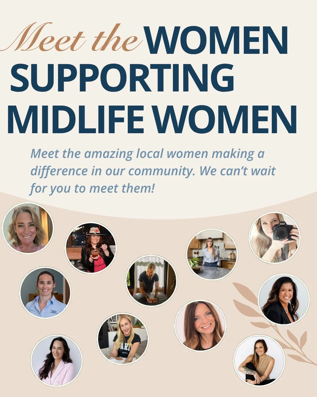 ✨ MEET OUR MIDLIFE REIMAGINED COMMUNITY PARTNERS! ✨

One of the things I&rsquo;m most excited about for our upcoming event is bringing together an incredible group of local women who are doing amazing things in our community!

From health and wellnes