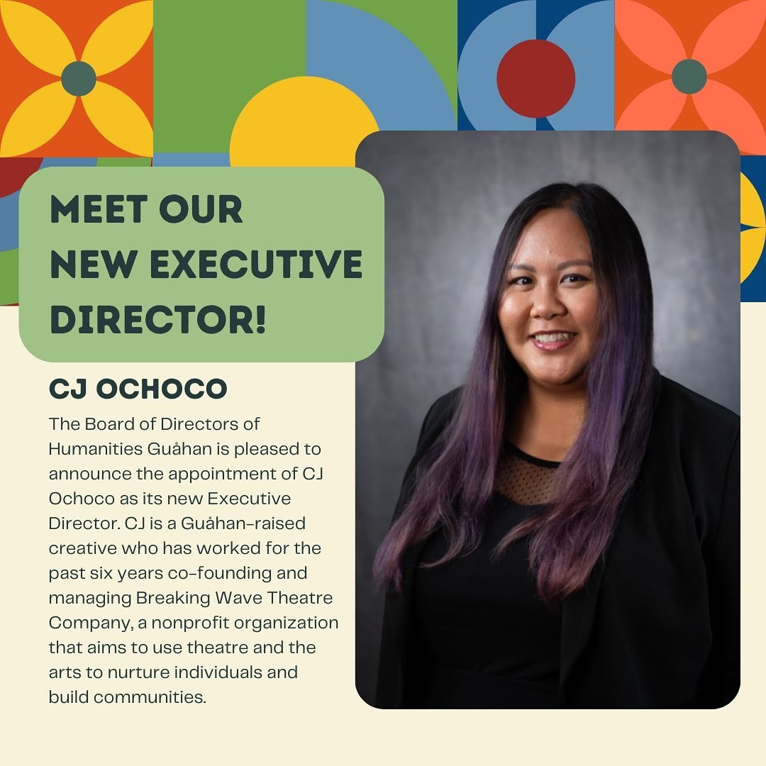 🎊The Board of Directors of Humanities Gu&aring;han is pleased to announce the appointment of CJ Ochoco as its new Executive Director. CJ is a Gu&aring;han-raised creative who has worked for the past six years, co-founding and managing Breaking Wave 