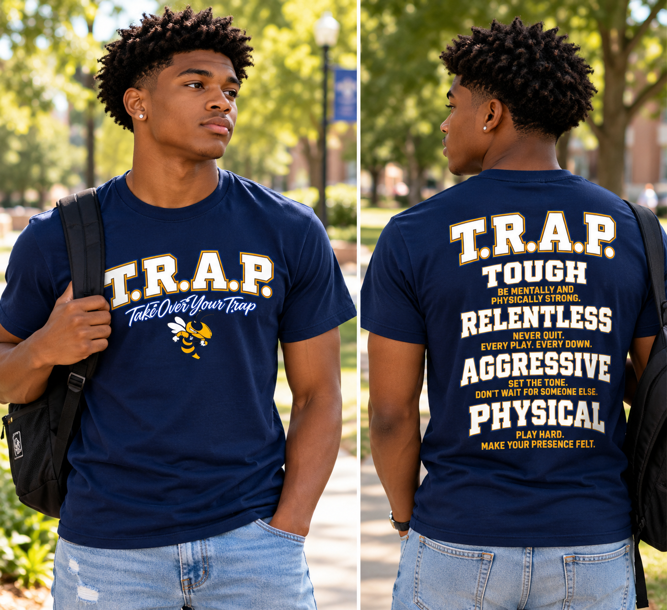 T.R.A.P. – Take Over Your Trap Motivational T-Shirt