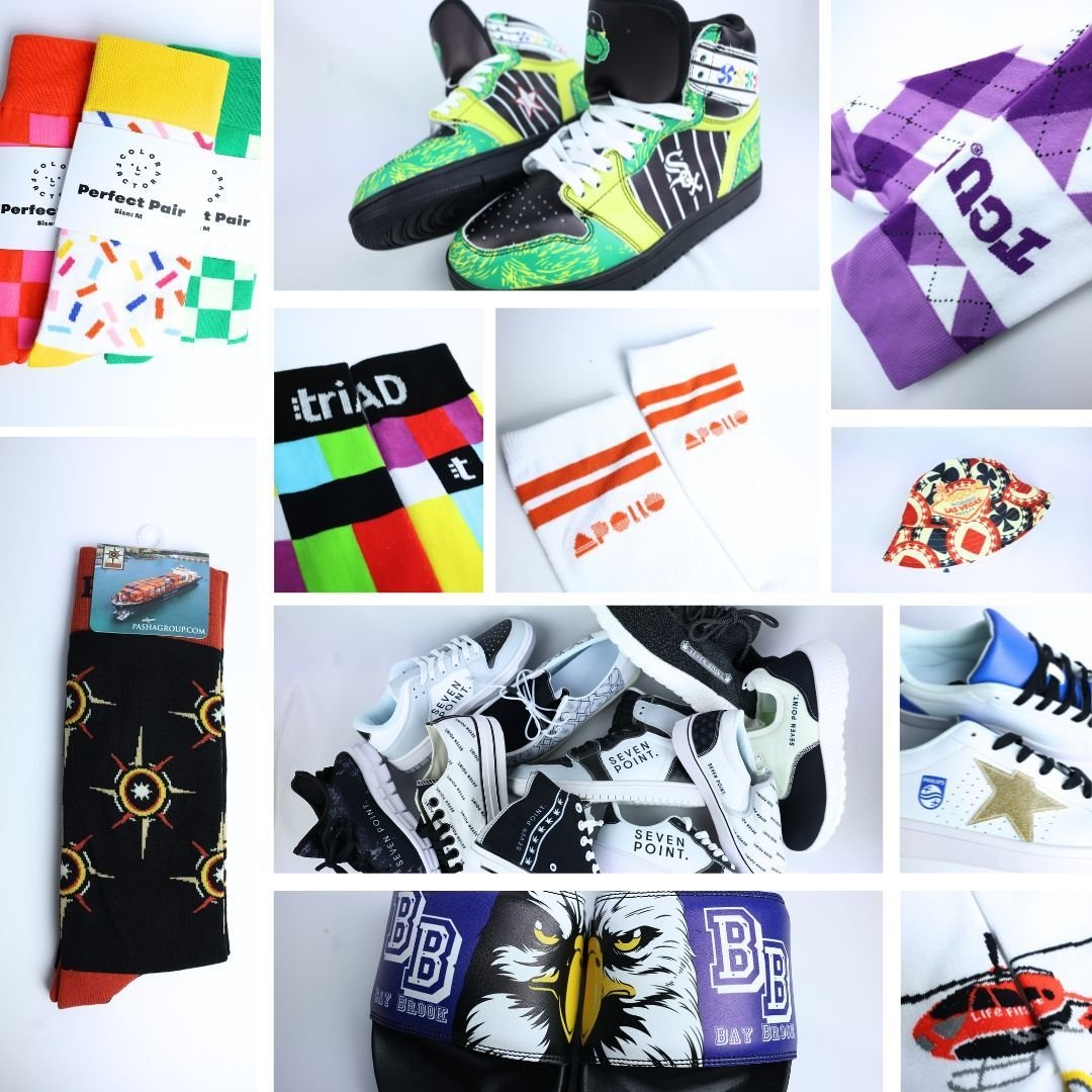 🌟✨ Friday Features alert! 🌟✨ 

Check out these warehouse finds that have us swooning! From custom packaging to glitter patches, we've got your shoe and sock game covered! 😎💥 Don't miss out &ndash; swing by every Friday for a fresh dose of our fea