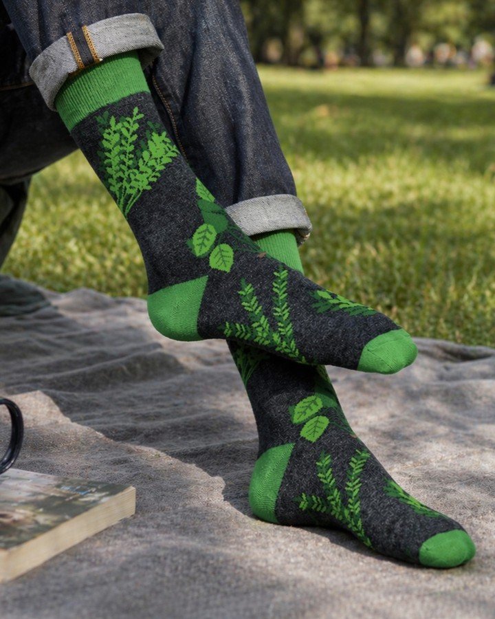 🌍 Step into Earth Day the right way 🌱

We&rsquo;re celebrating with our recycled dress socks&mdash;where sustainability meets serious style. ♻️

Featuring nature-inspired greens (just like this pair 👀), these socks are made from 80% recycled cotto