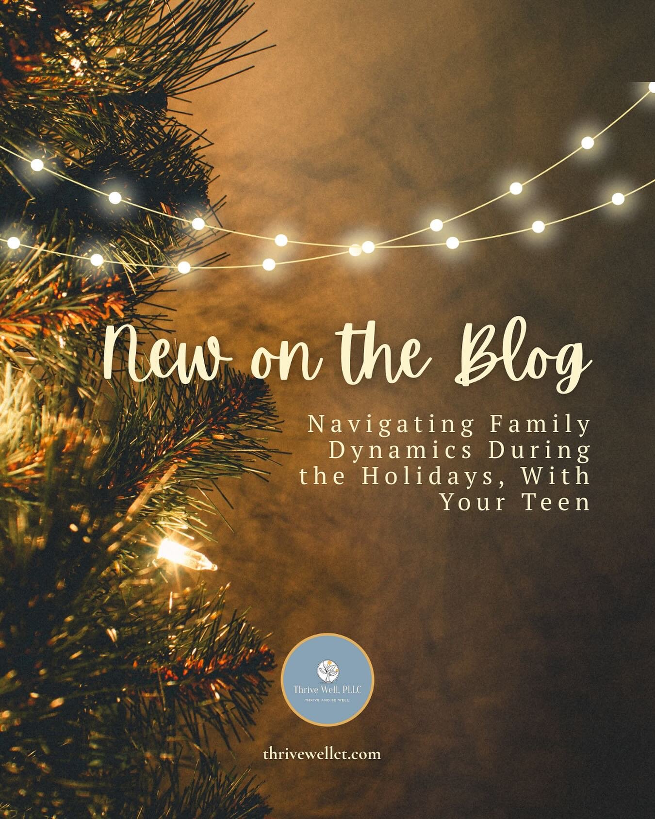 Navigating family dynamics during the holidays can feel overwhelming, especially for teens. ❤️

Our latest blog breaks down simple ways to support your teen, set boundaries, and create calmer moments this season.

Read the full post in the link in ou