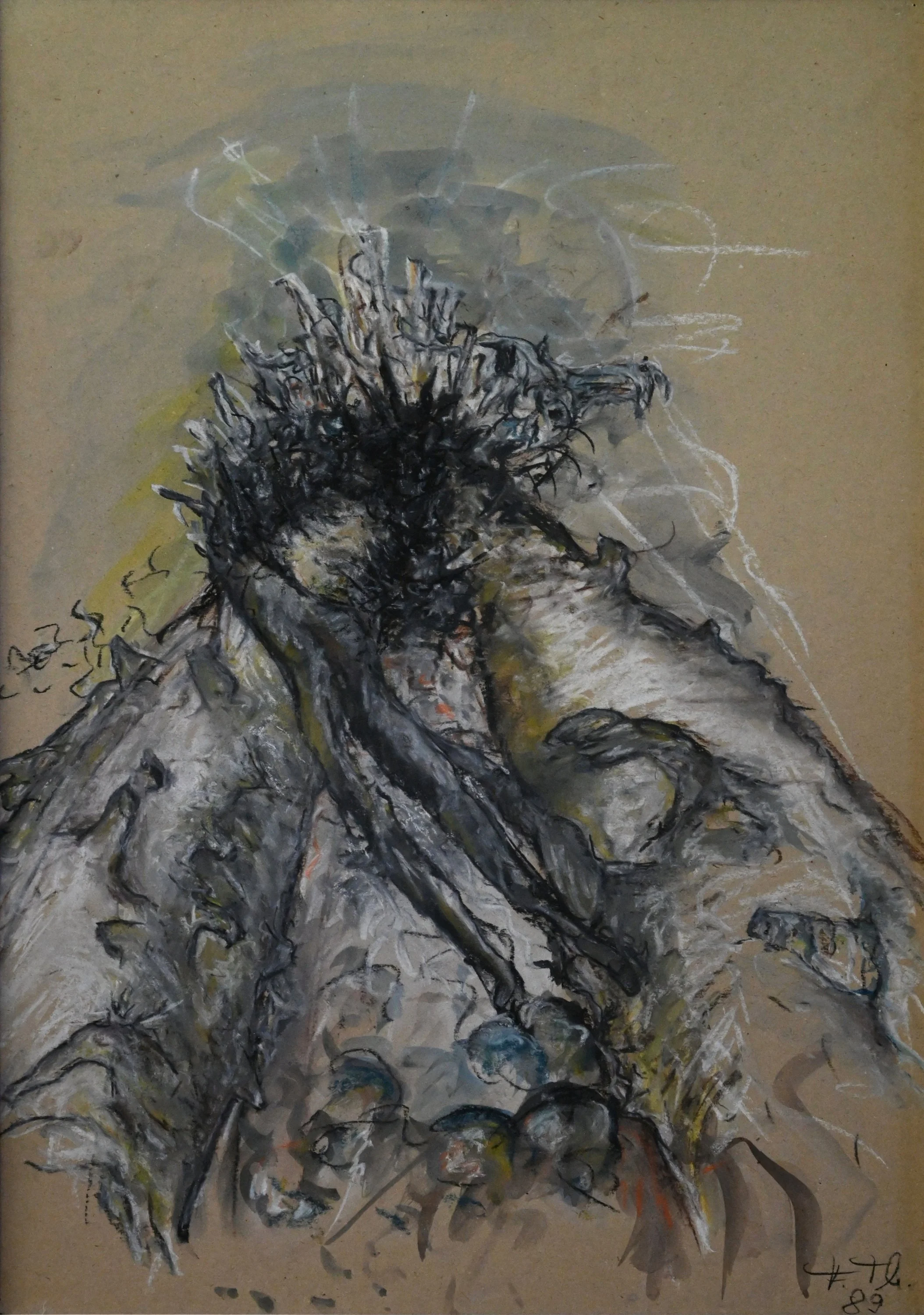 Friederike Thaler, Pastellkreide auf Papier, 40,5 x 57 cm (Nr.4)