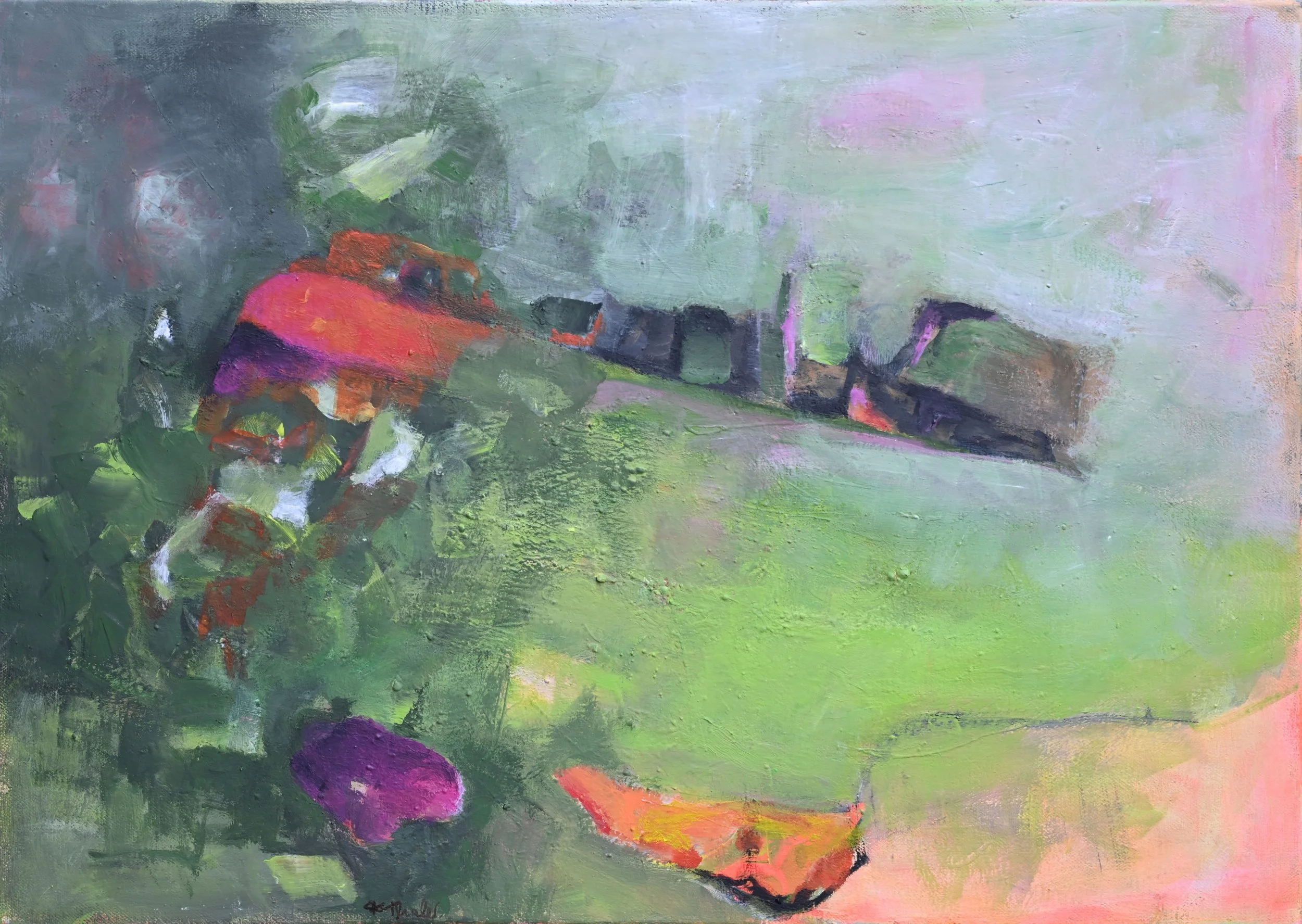 Friederike Thaler, Acryl auf Leinwand, 60 x 40 cm (Nr.66)