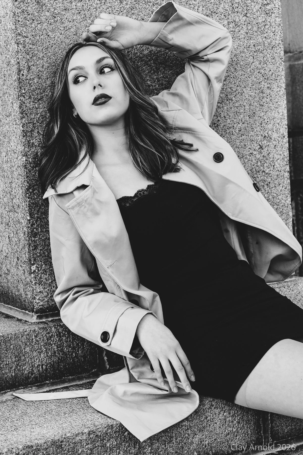 Leaned On (B&W)