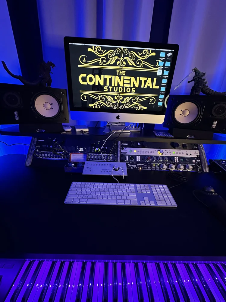 Original 1984 Yamaha NS-10M monitors in Studio A at The Continental Studios