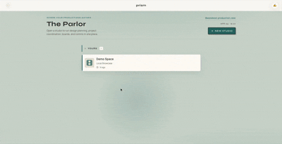 Geometric drawing of an outline square with sections divided by vertical, horizontal, and circle lines.