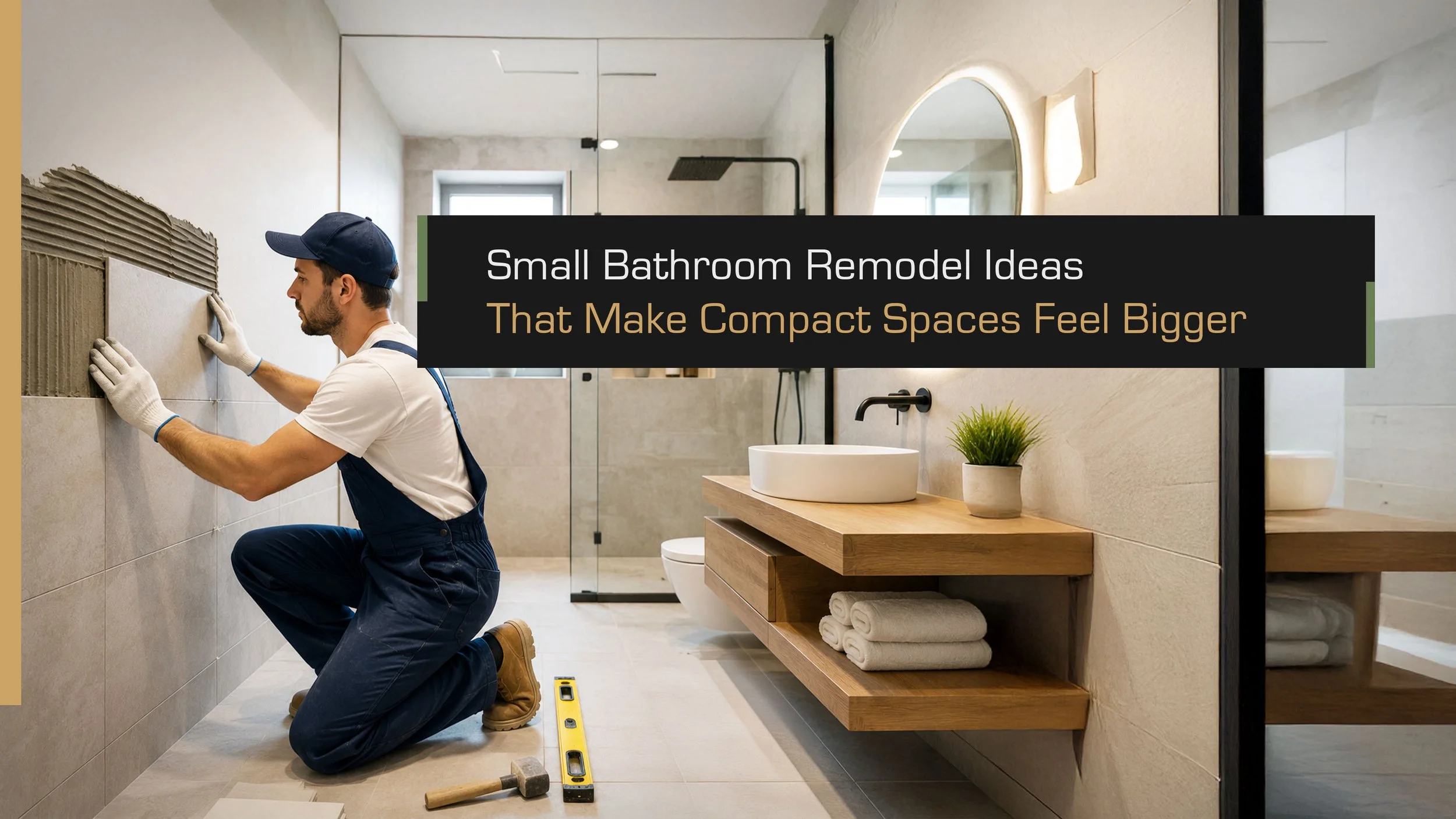 Small Bathroom Remodel Ideas That Make Compact Spaces Feel Bigger