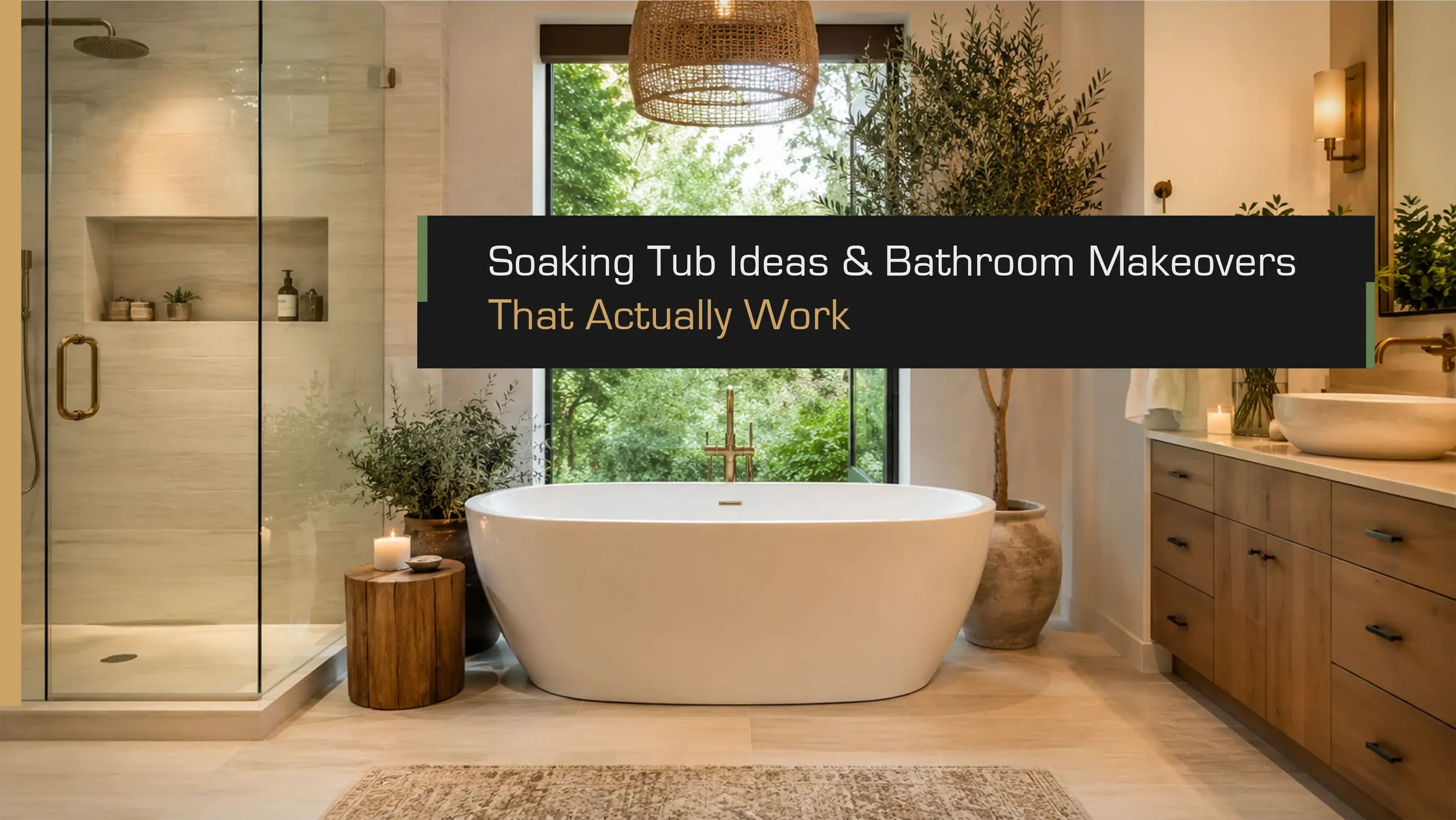 Soaking Tub Ideas &amp; Bathroom Makeovers That Actually Work