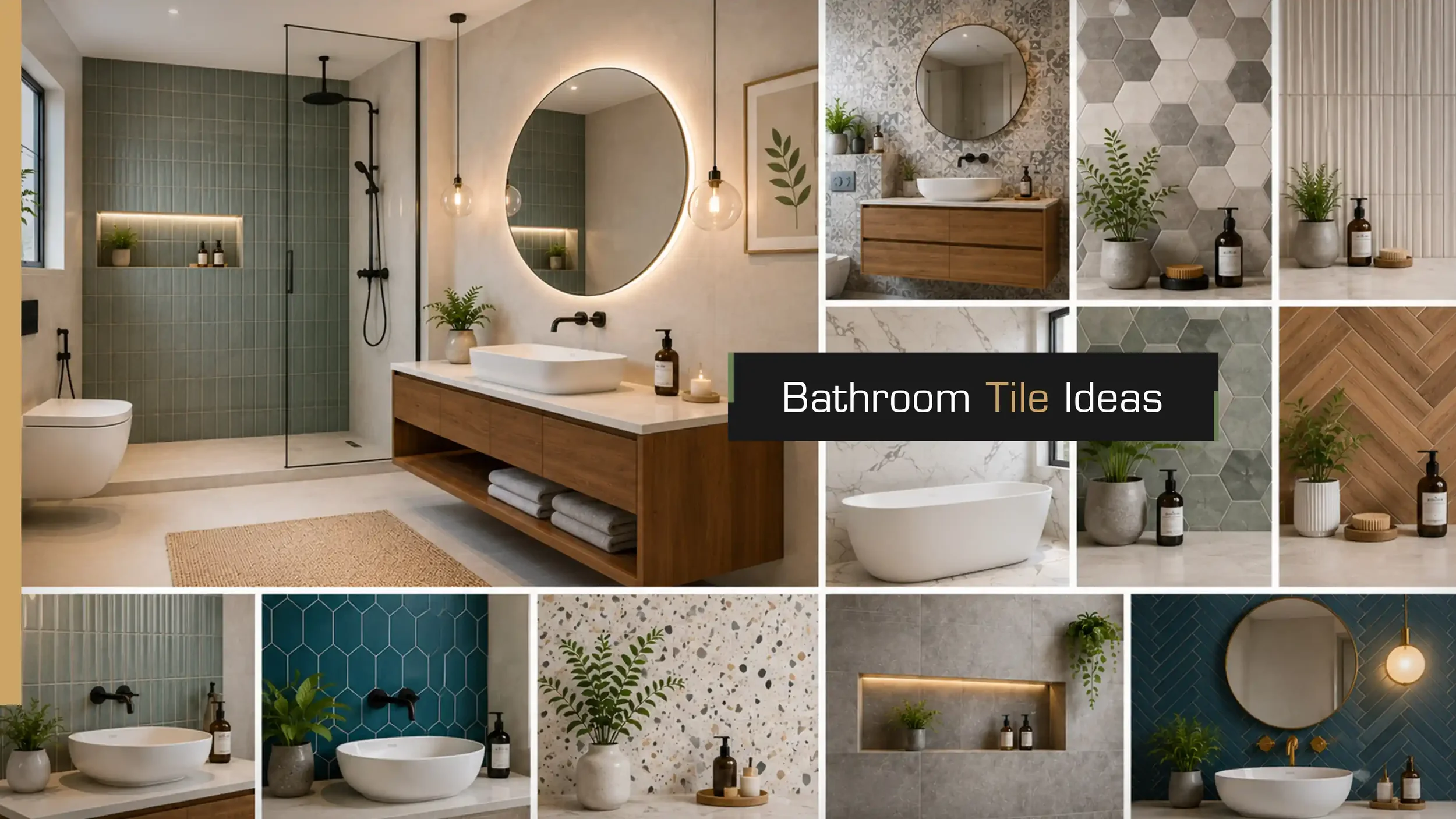 Bathroom Tile Ideas: Patterns, Materials &amp; What to Know Before You Choose