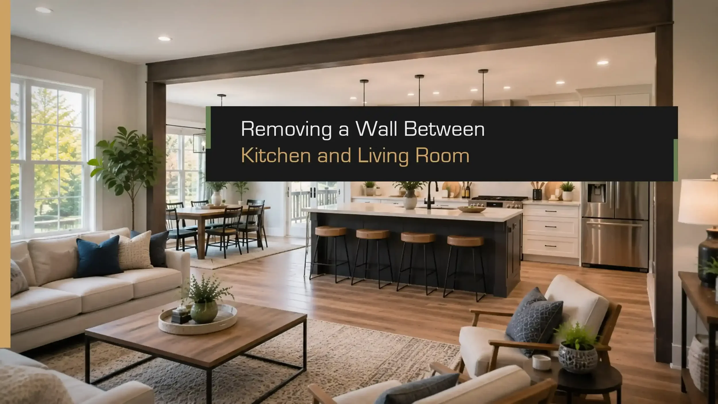 Removing a Wall Between Kitchen and Living Room: What It Really Costs (and What It Takes)