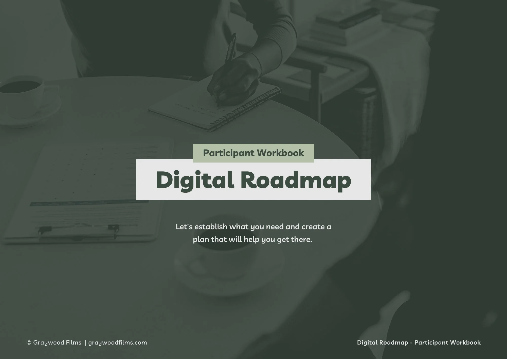 Check out the new design for our digital roadmap workbooks! 📱💻

Ready to see how we can map out your success? Book a session with us to dive deeper and explore more of what we have to offer!

#GraywoodFilms #WorthYourWild #DigitalRoadmap #SocialMed
