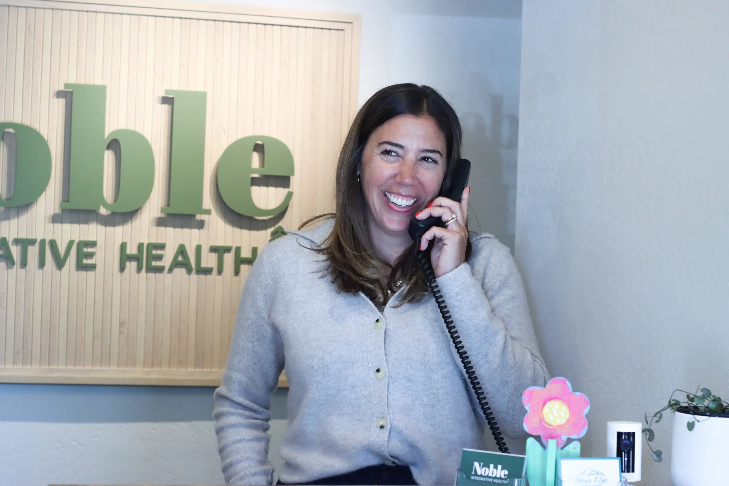 Molly Thompson answering a patient call.jpg