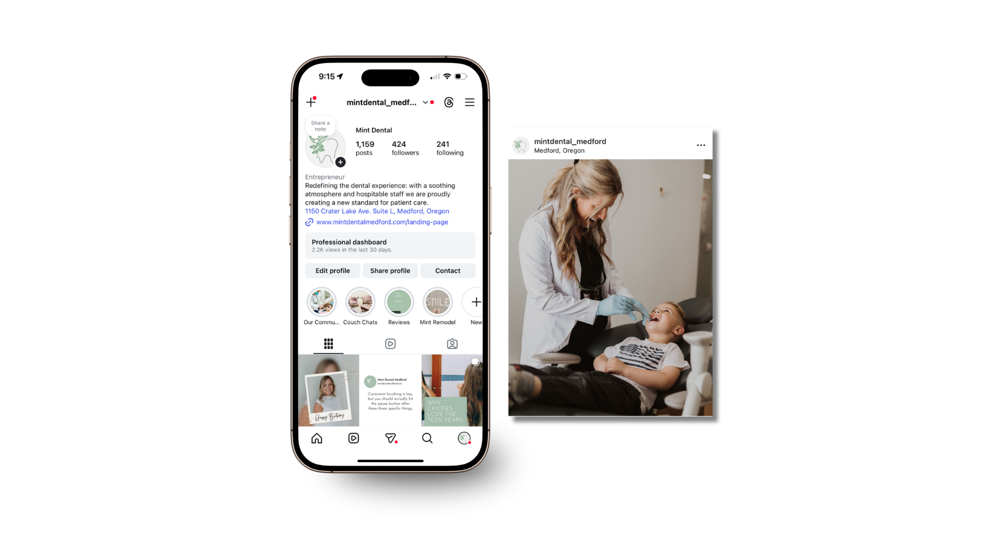 Mint Dental | Social Media