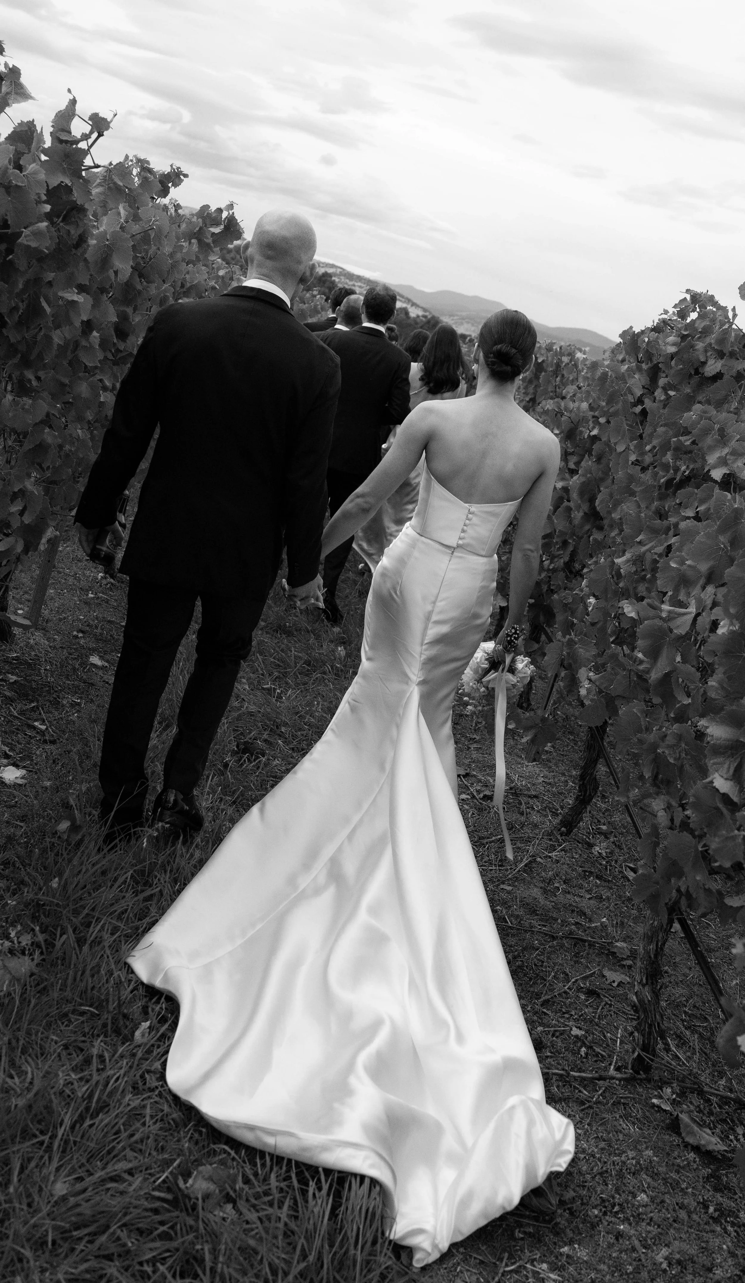 Frogmore Creep Winery - Luxury Hobart Wedding - B&W55.jpg
