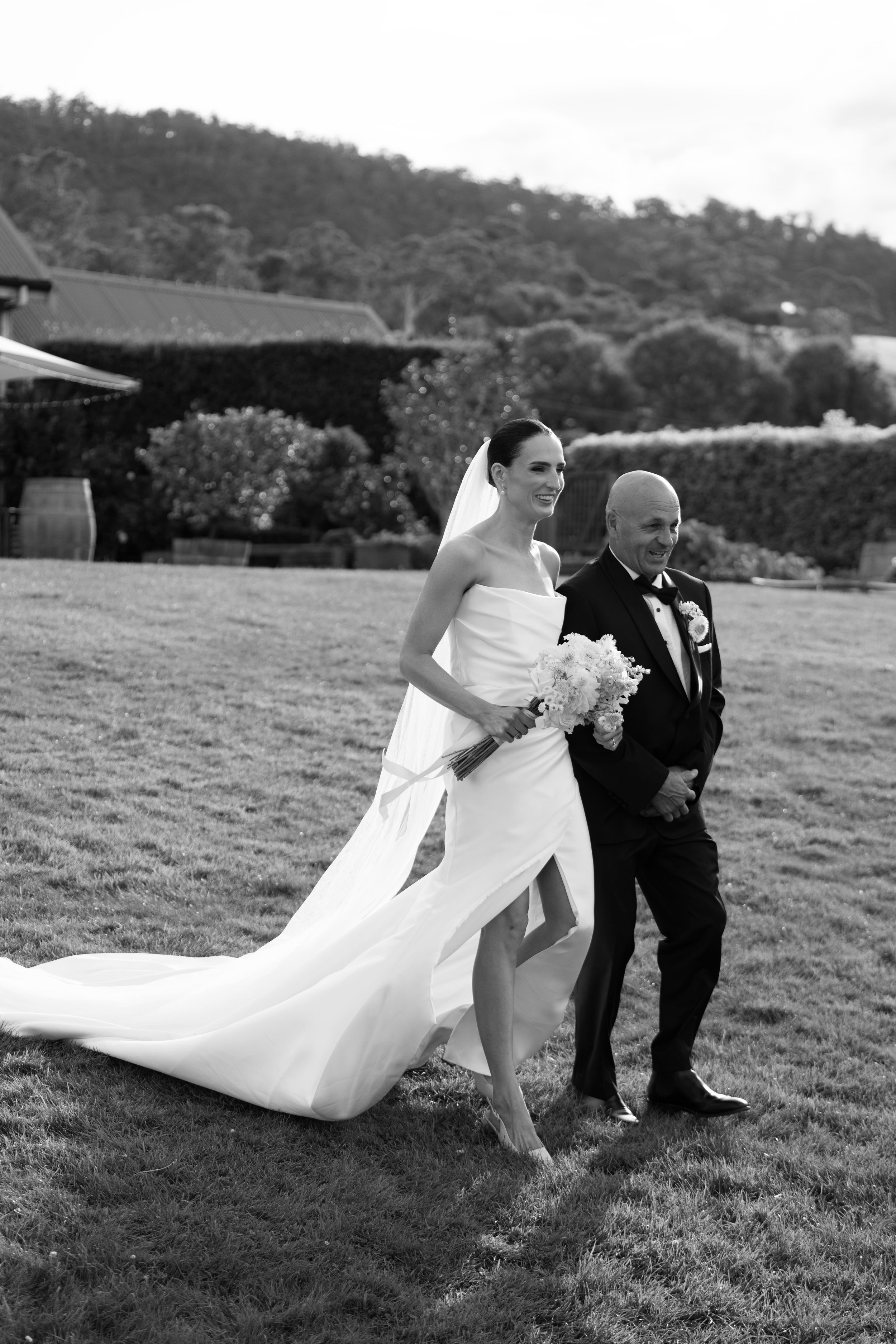 Frogmore Creep Winery - Luxury Hobart Wedding - B&W62.jpg