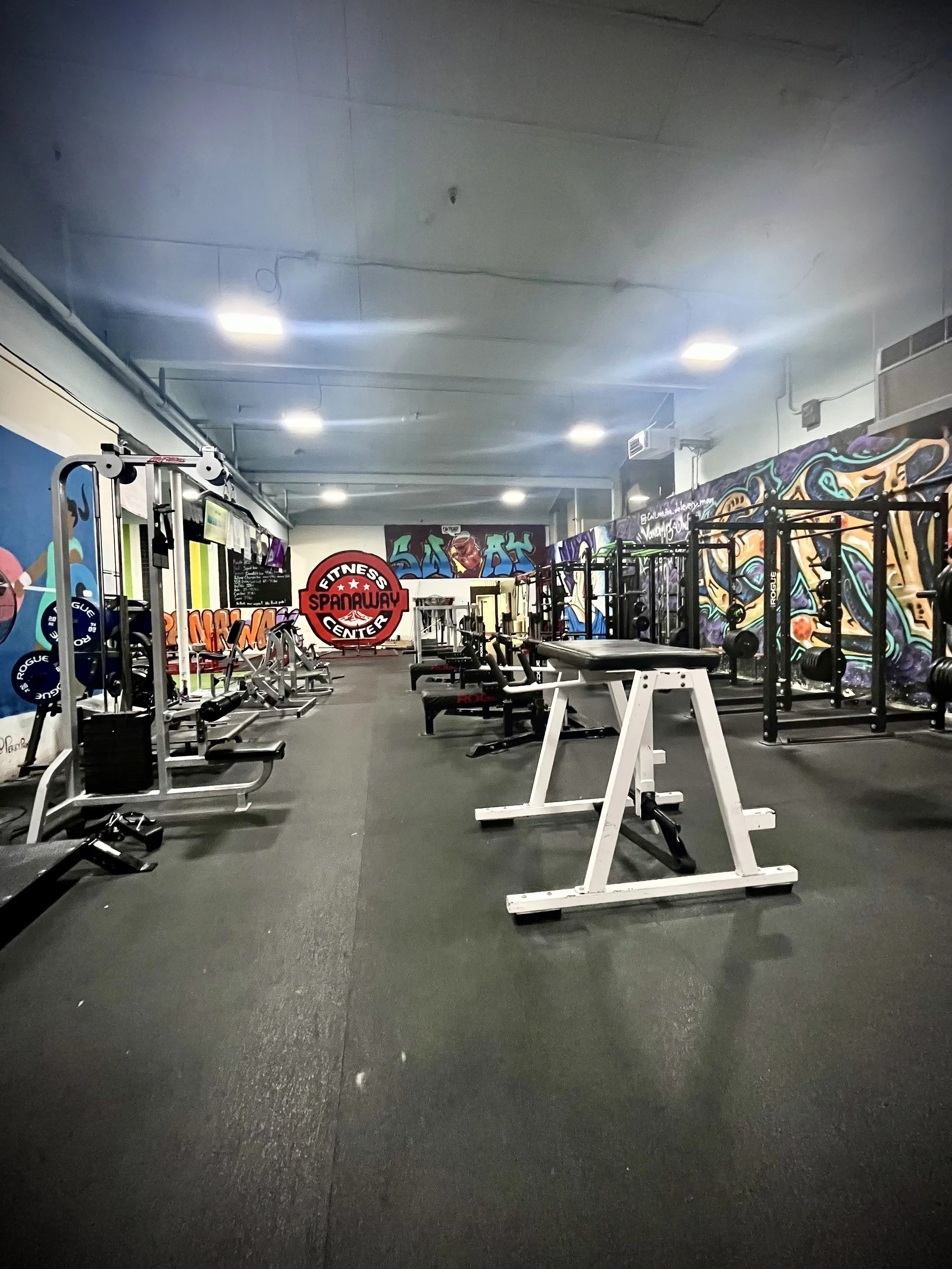 The Spanaway Fitness training floor