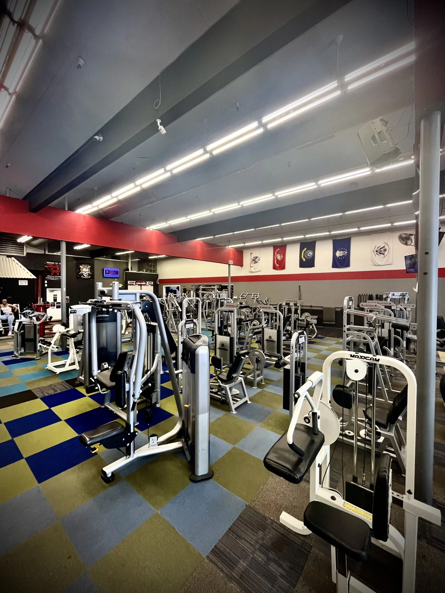 Strength equipment at Spanaway Fitness