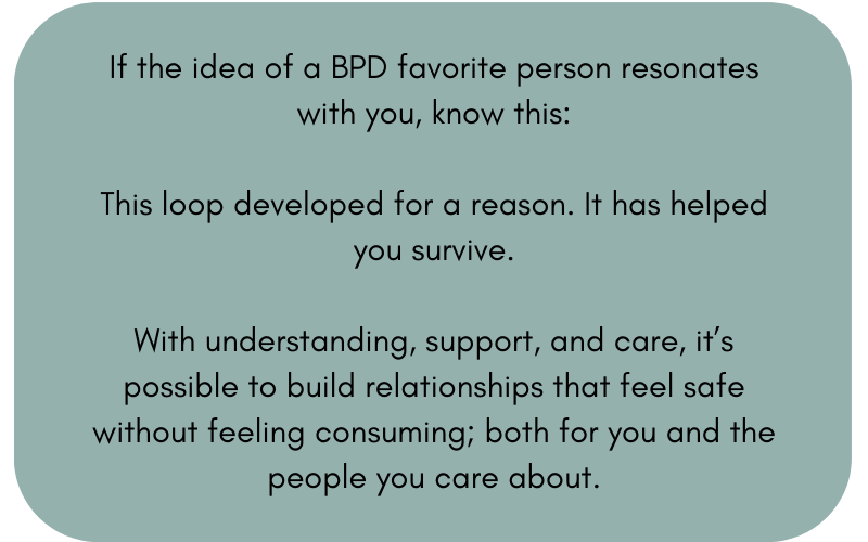 Favorite person BPD meaning