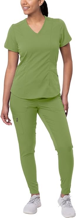 Women's Flawless Scrub Set_Spring Leaf.jpeg