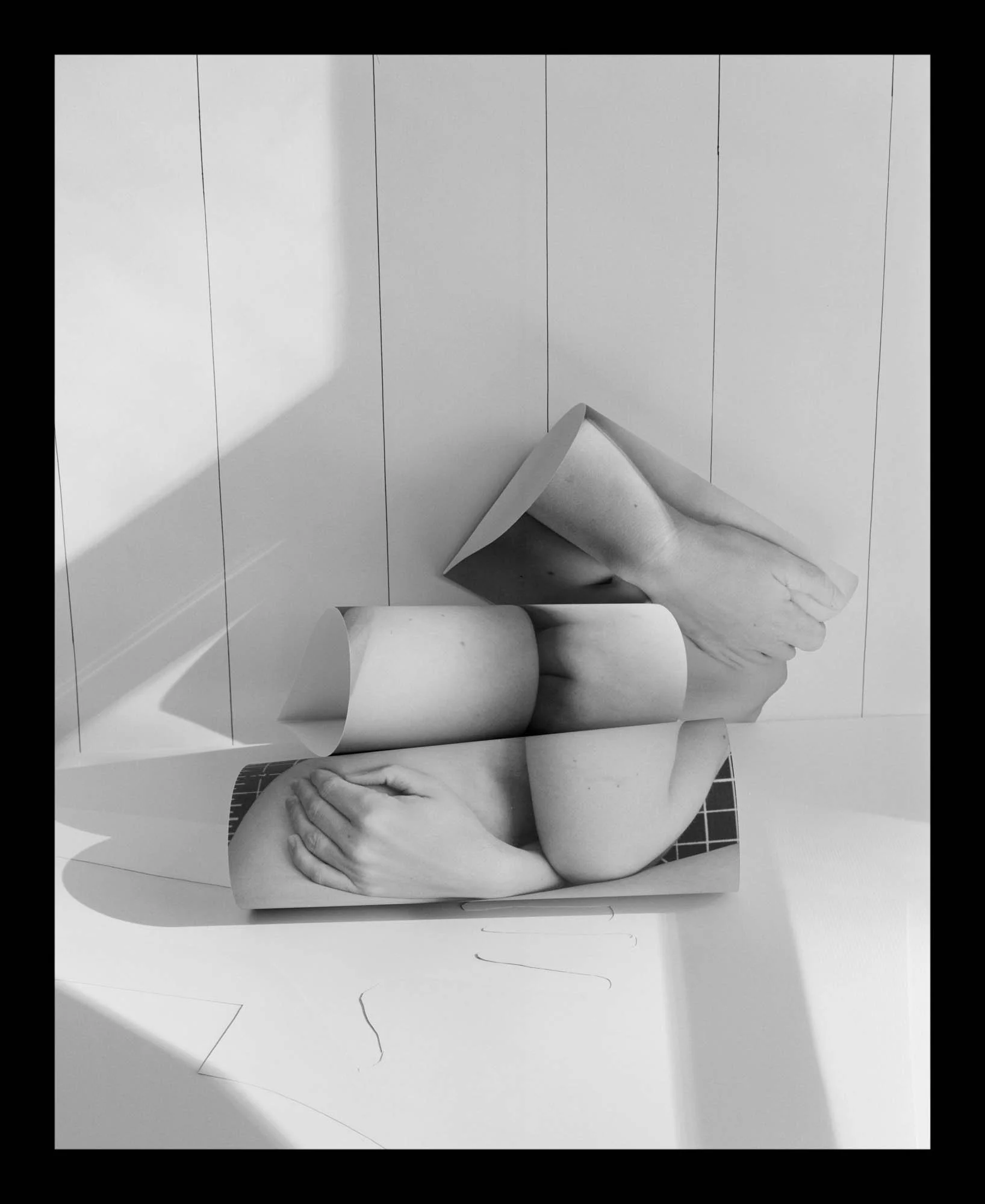 3 Bodies (rolled), 2024