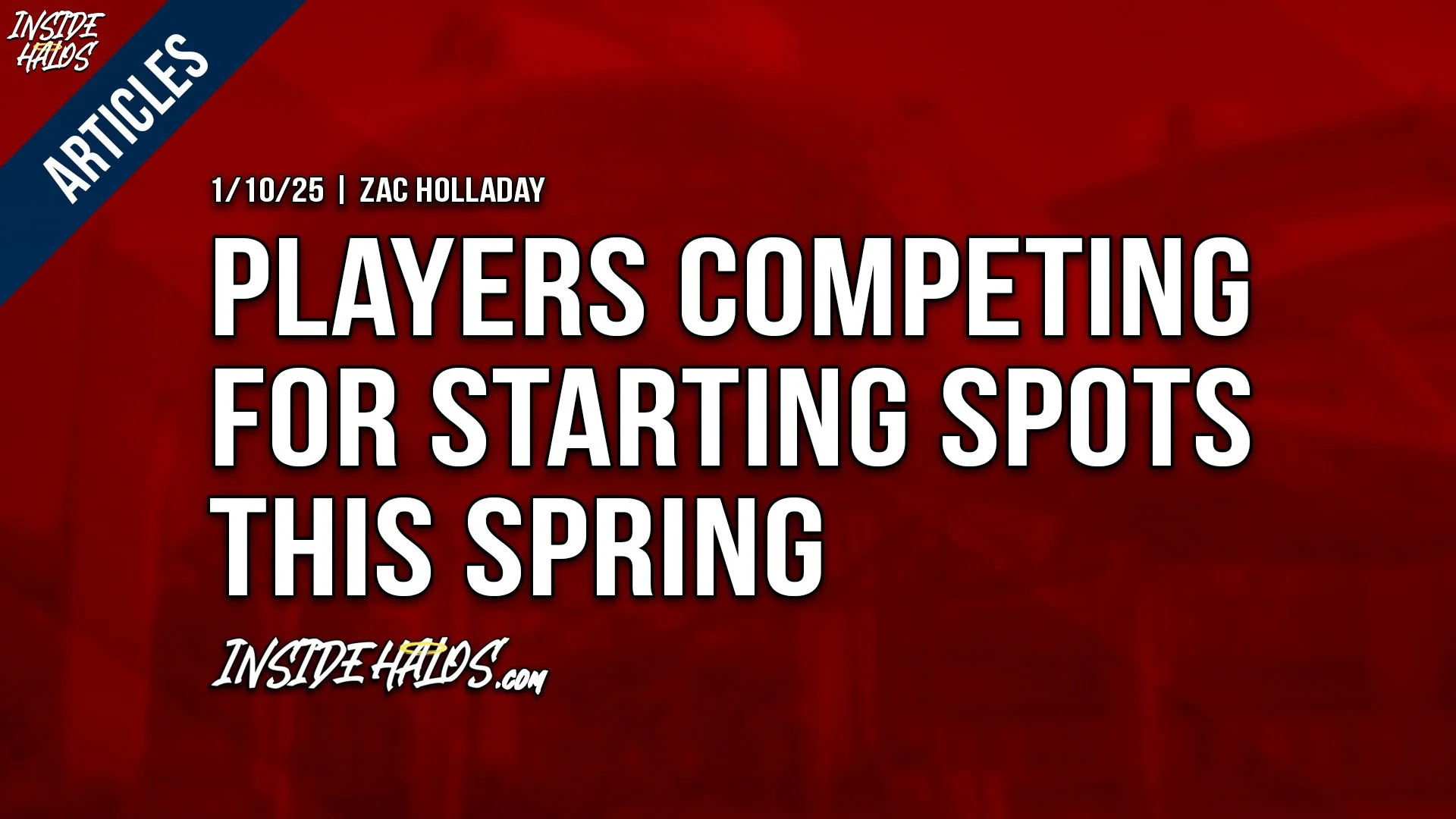 Players Competing for Starting Spots this Spring