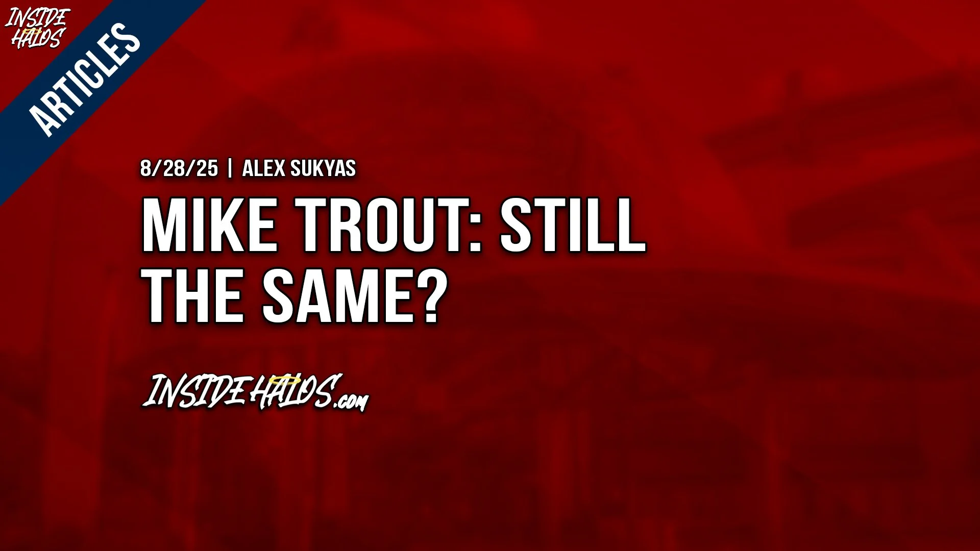 Mike Trout: Still the Same?