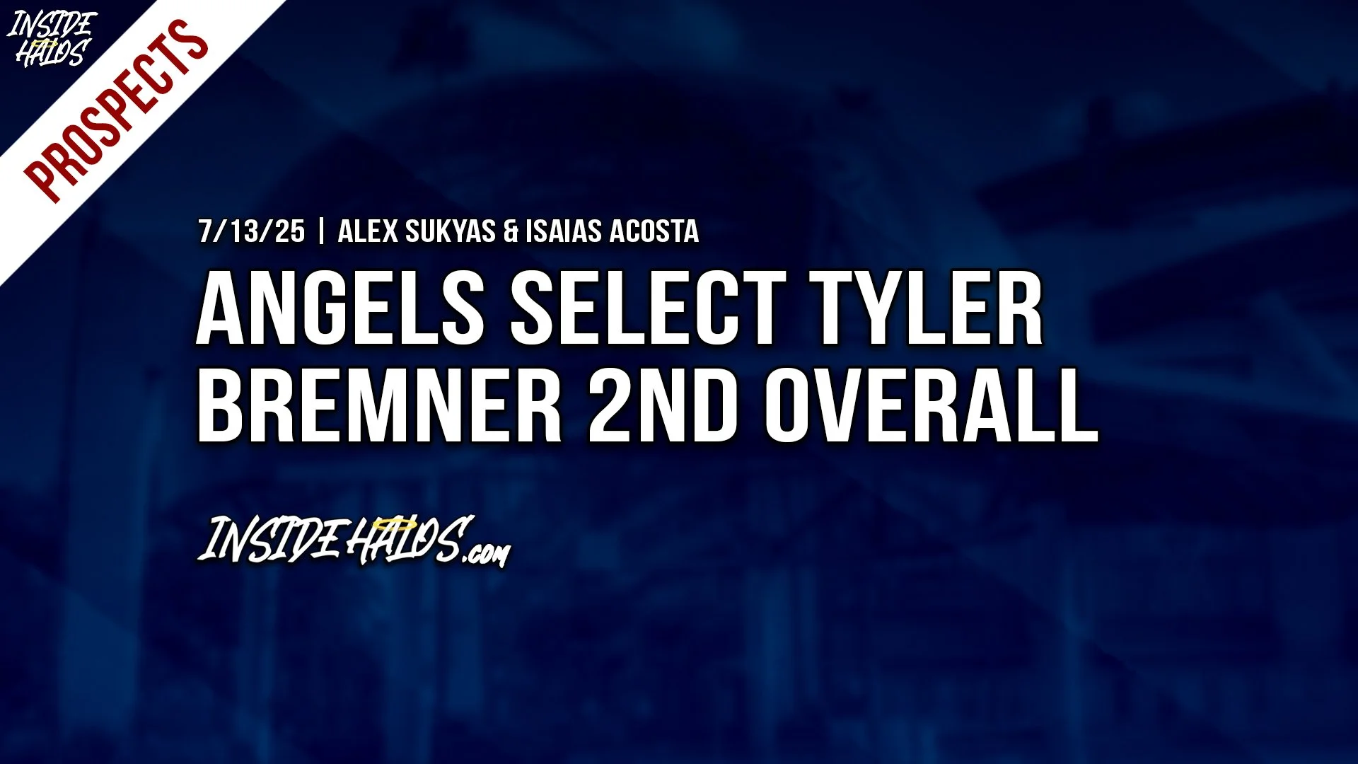 Angels select Tyler Bremner 2nd Overall