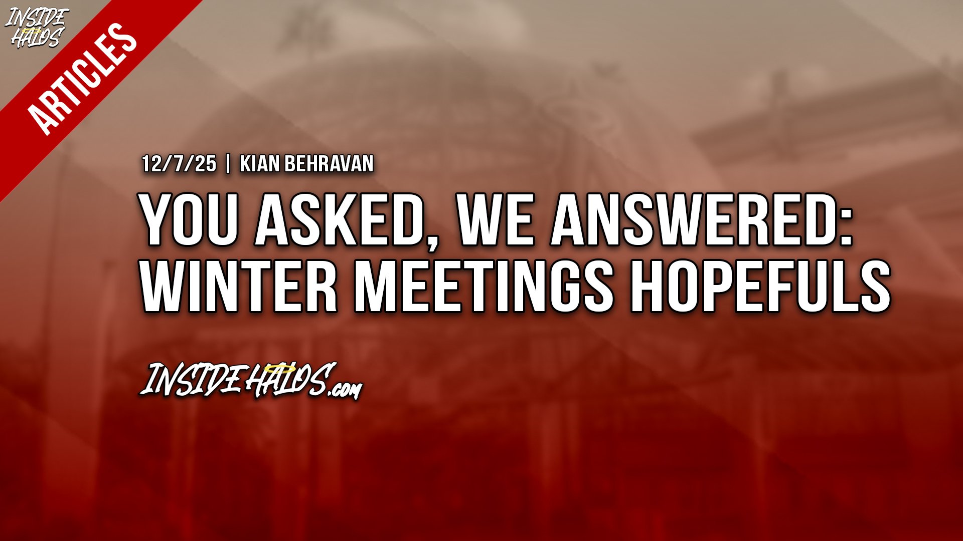 You Asked, We Answered: Winter Meetings Hopefuls