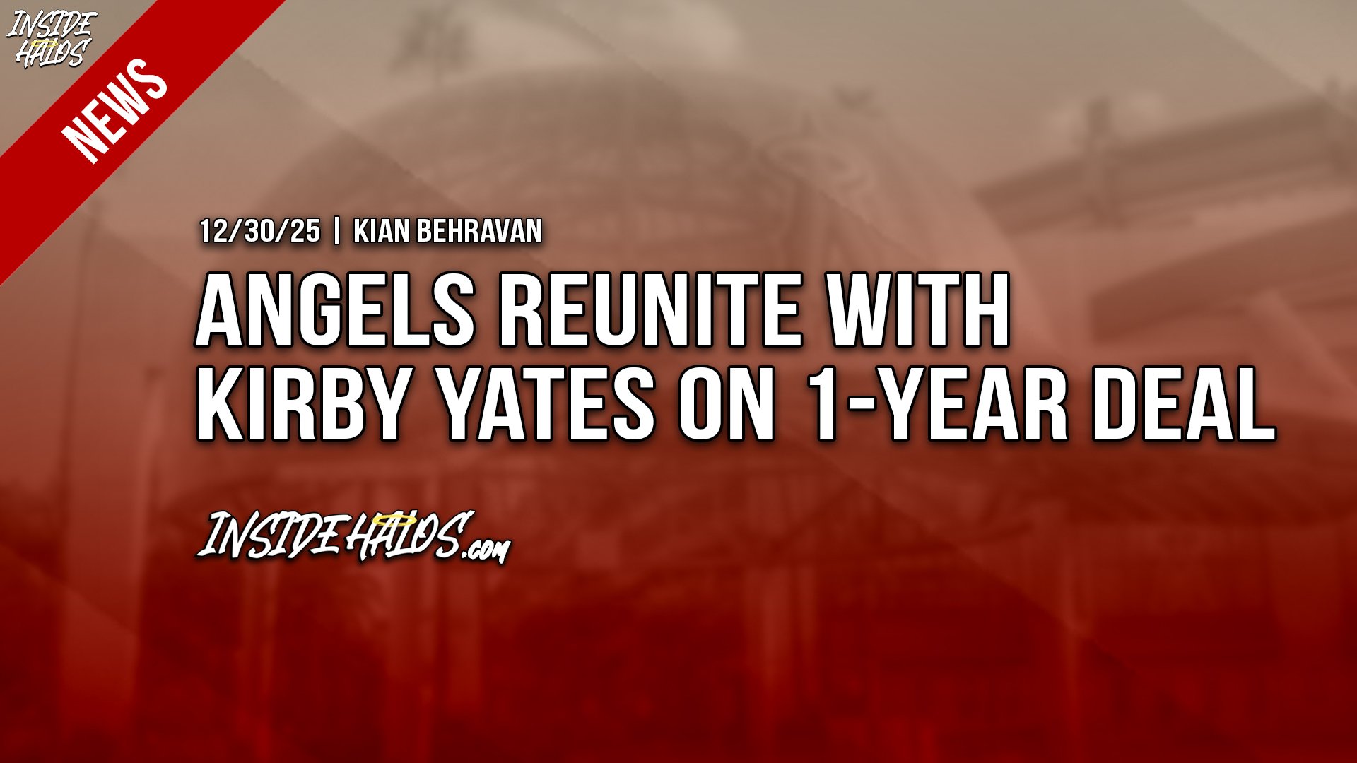 Angels Reunite With Kirby Yates on 1-Year Deal