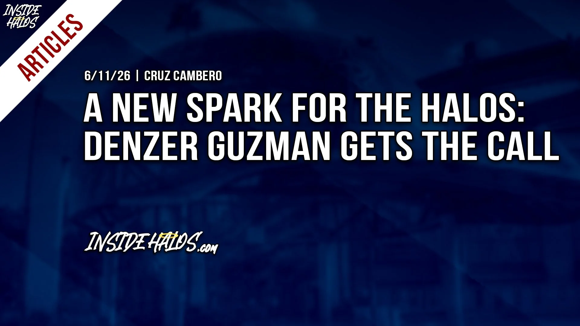 A New Spark for the Halos: Denzer Guzman Gets the Call