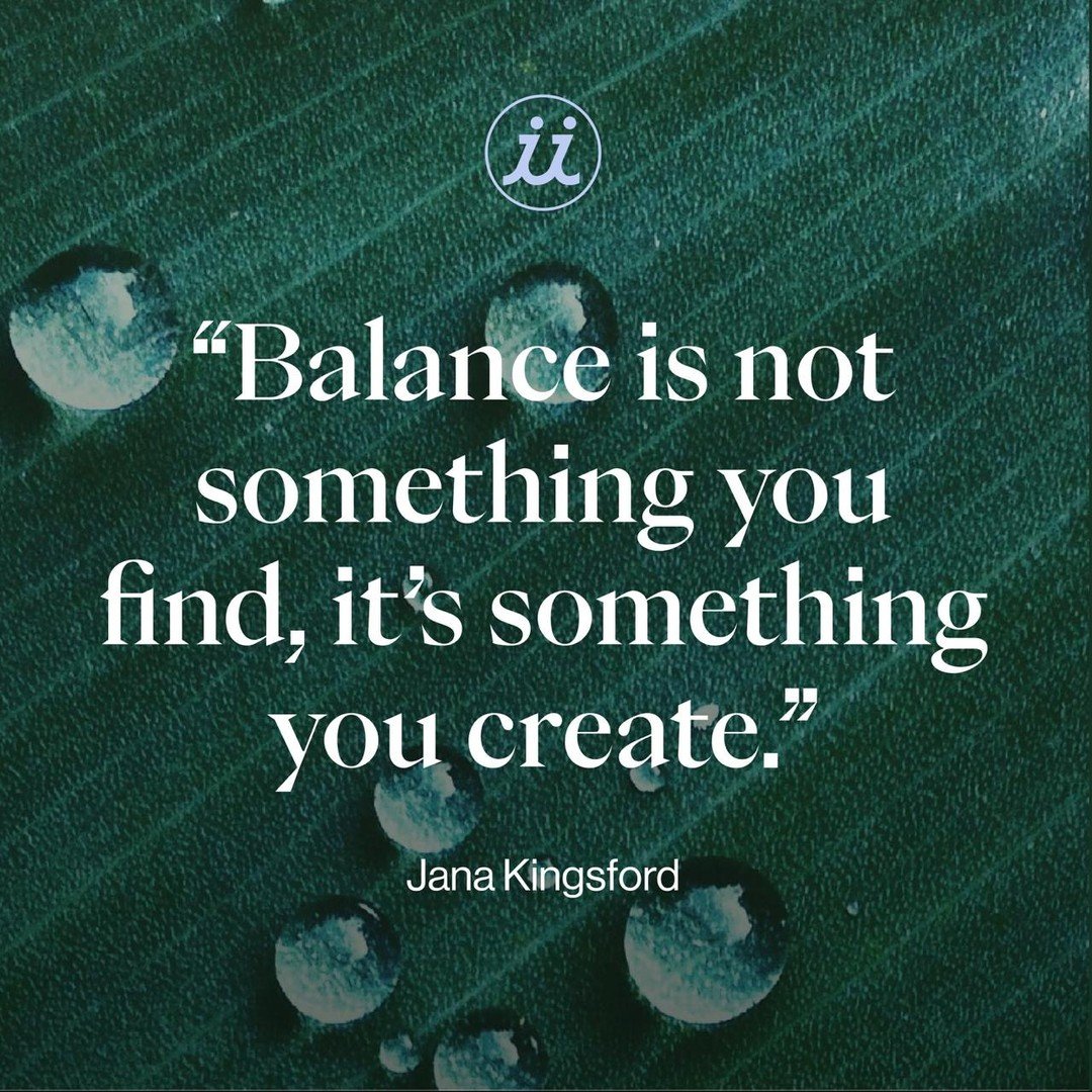 ✨ &ldquo;Balance is not something you find, it&rsquo;s something you create.&rdquo; &ndash; Jana Kingsford.

As we move toward the end of the year, this quote reminds us that balance is an ongoing practice. Whether it&rsquo;s work, self-care, or simp