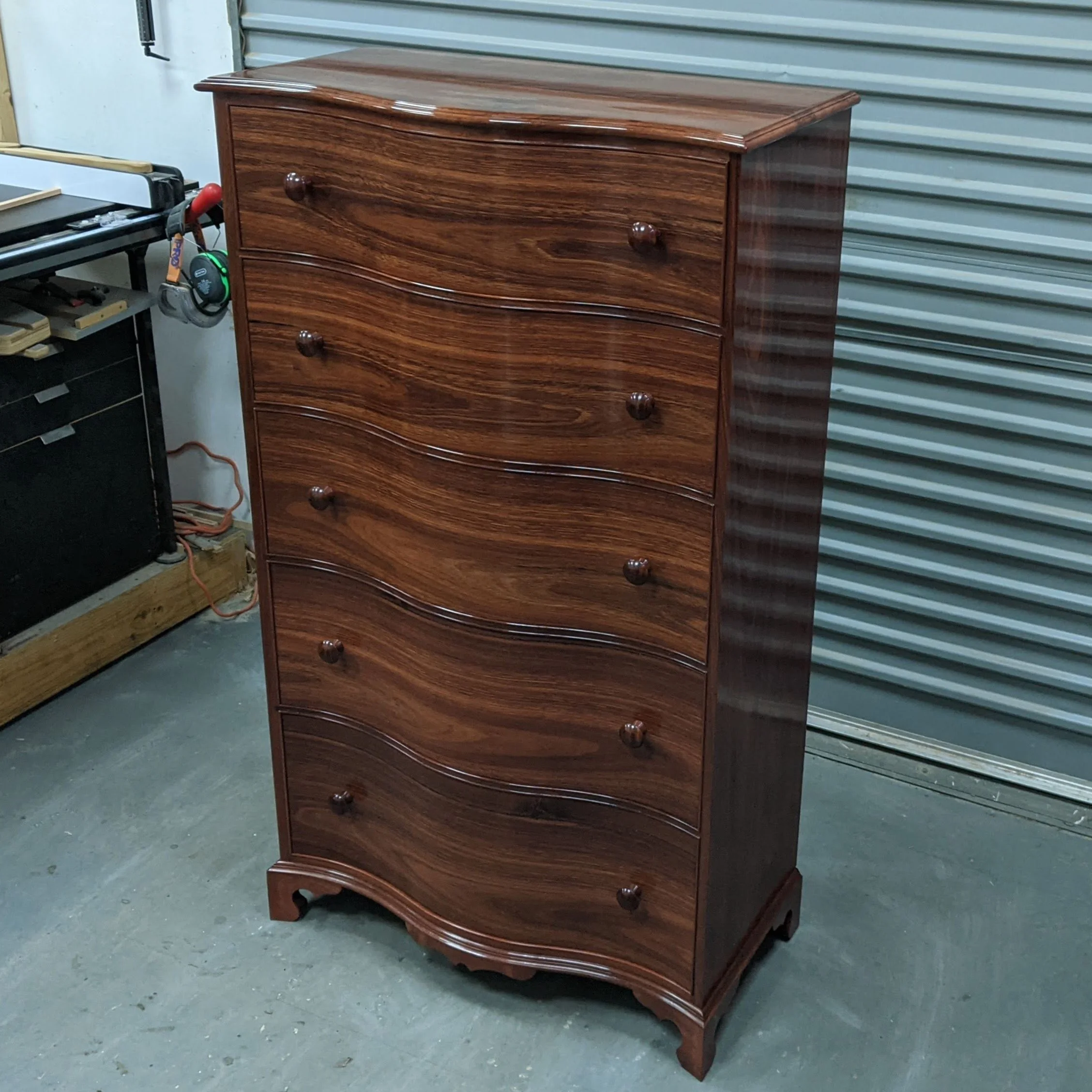 Serpentine Tallboy in Jarrah