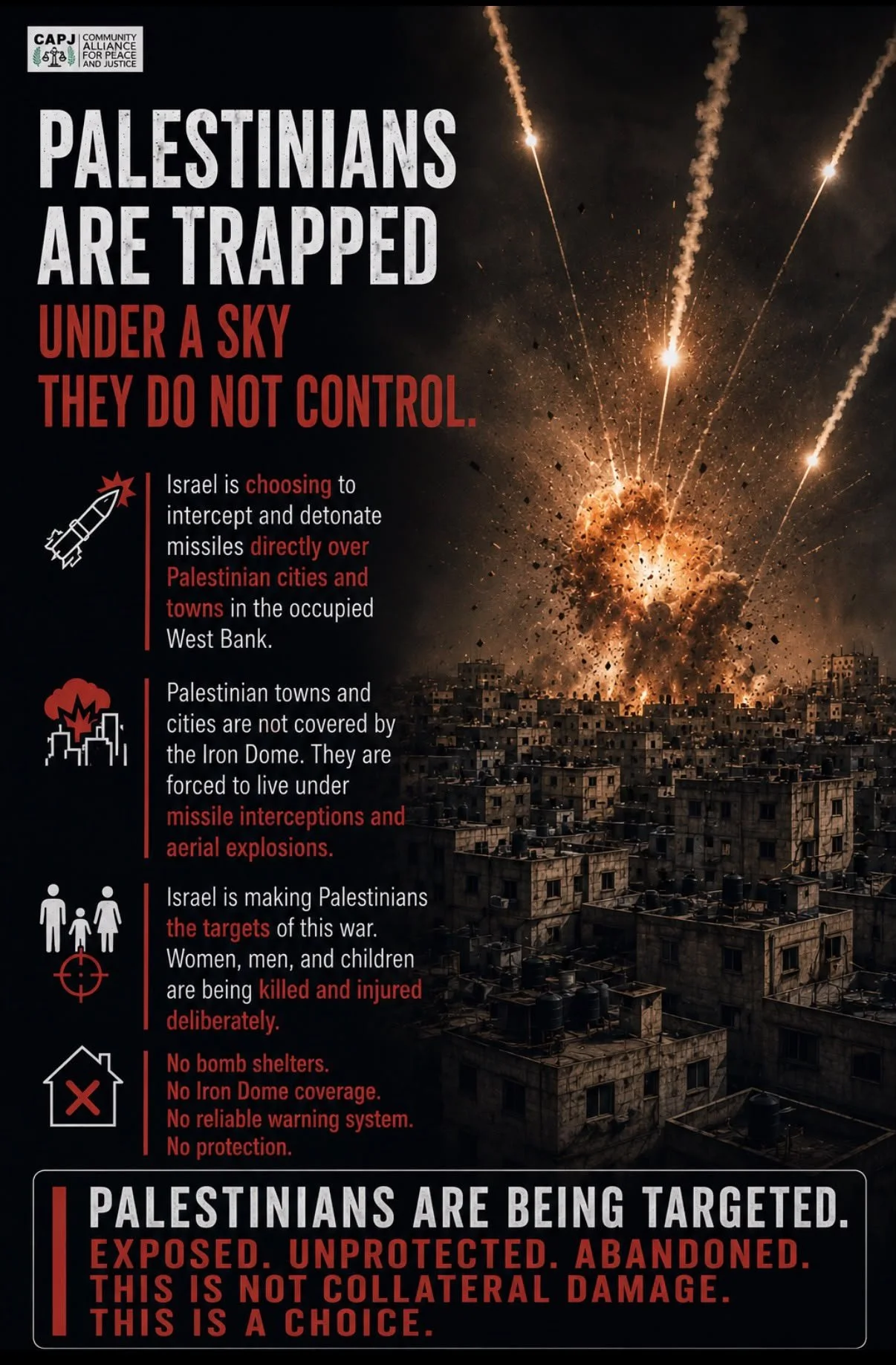 No Iron Dome for Palestine