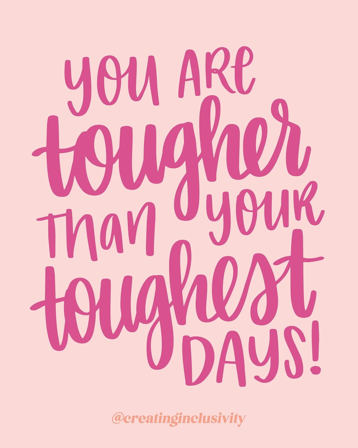 You are tougher than your toughest days. 💪 This week was a hard one, being sick on top of managing a neuromuscular disorder is no joke. I felt totally wiped out, but am finally starting to feel more like myself. It&rsquo;s frustrating to feel behind
